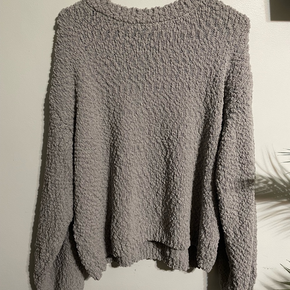 H&M Textured Gray Sweater